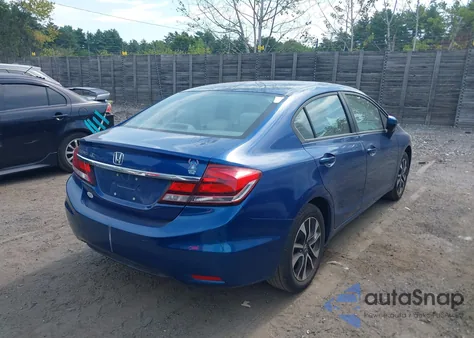 2014 Honda Civic Ex из США, поврежденный, VIN 19XFB2F85EE205146